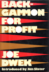 Collectors book - Backgammon For Profit by Joe Dwek - Hardcover. Collectors backgammon book.