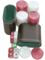 Complete Set of backgammon accessories - 30 Checkers - 2 Backgammon Shakers - 4 Dice - 1 Doubling Cube